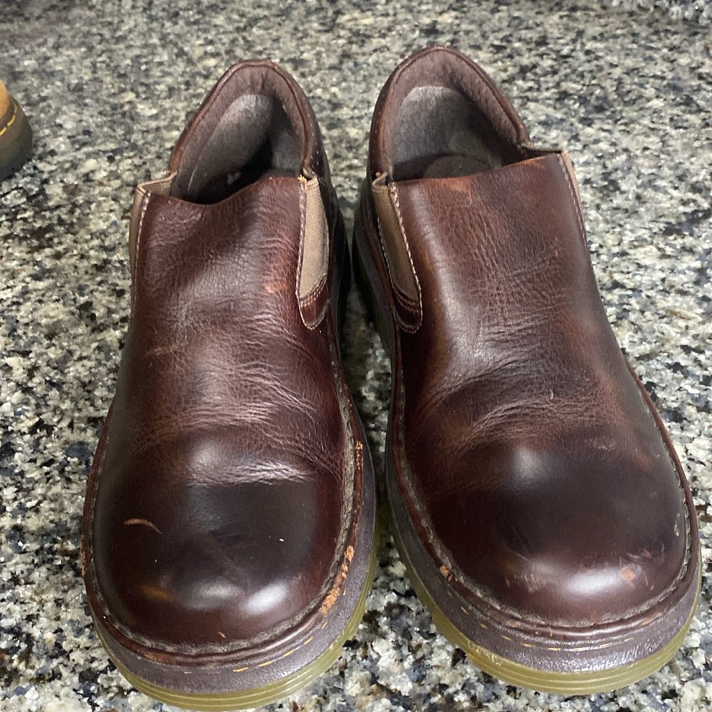 Dr. Martens Orson brown  leather shoes men Sz 10